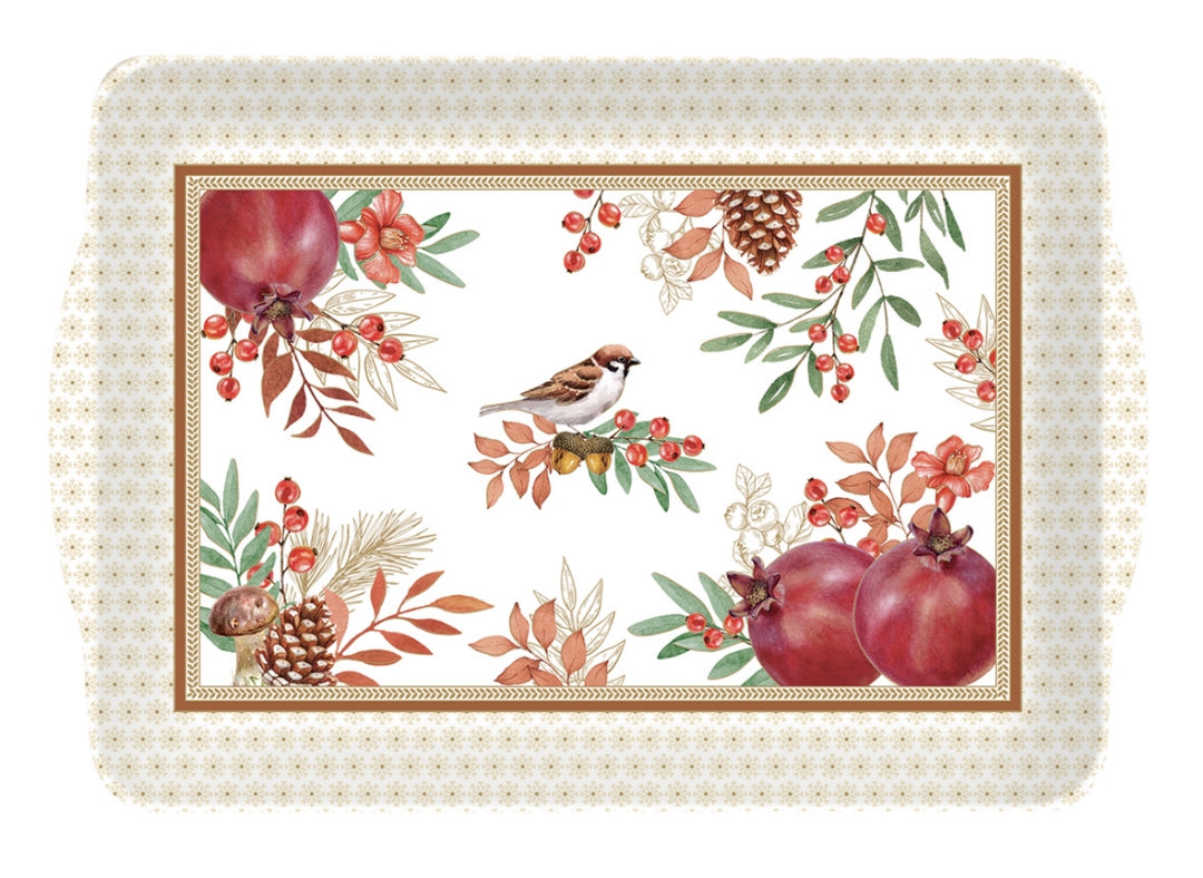 Plateau en mélamine 33x22 cm "Symphonie d&