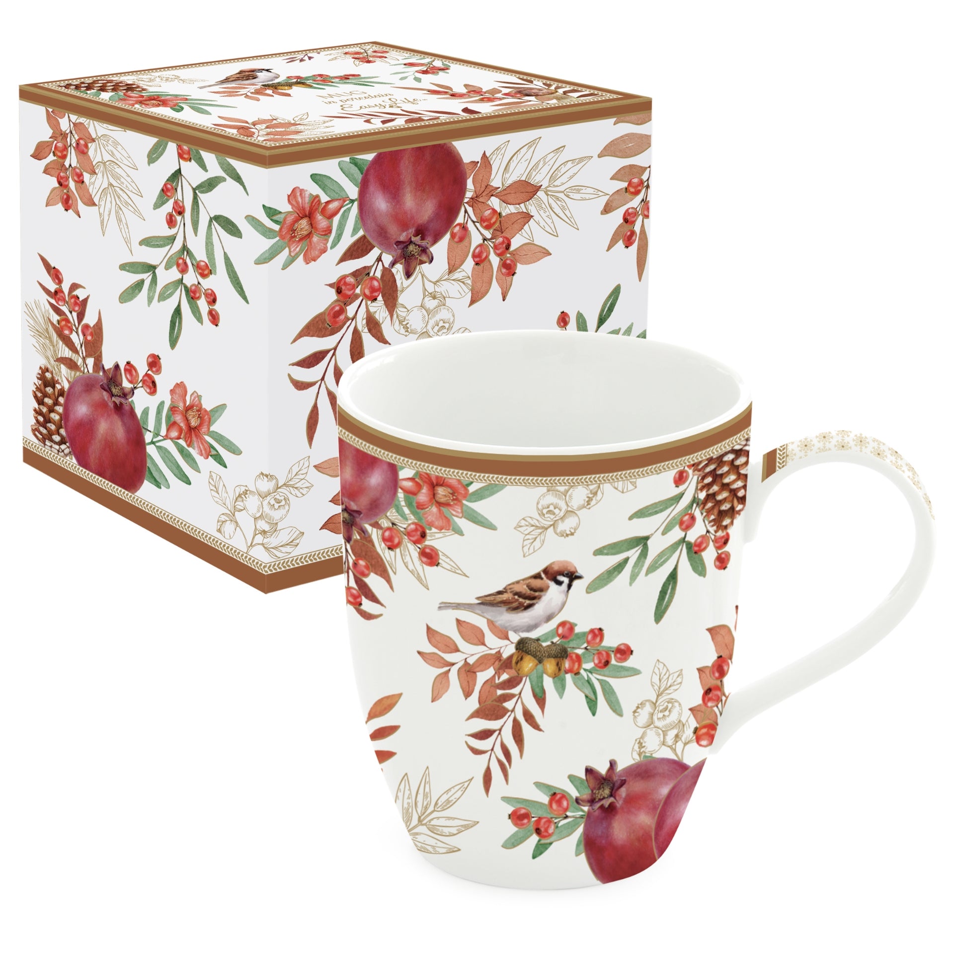 Coffret 1 mug 350 ml en porcelaine "Symphonie d&