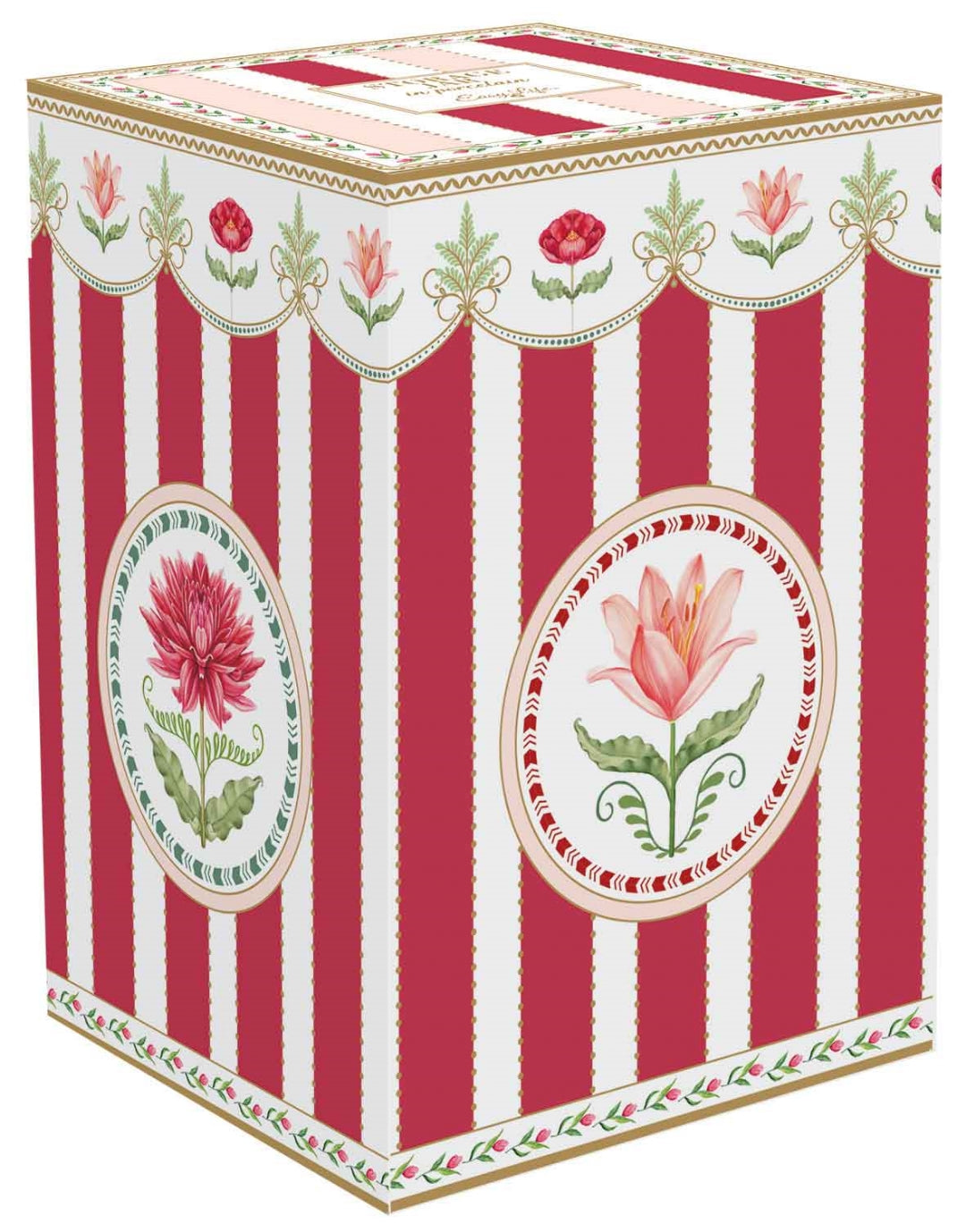 Boîte en porcelaine "Fabuleuse Mary" (rouge)