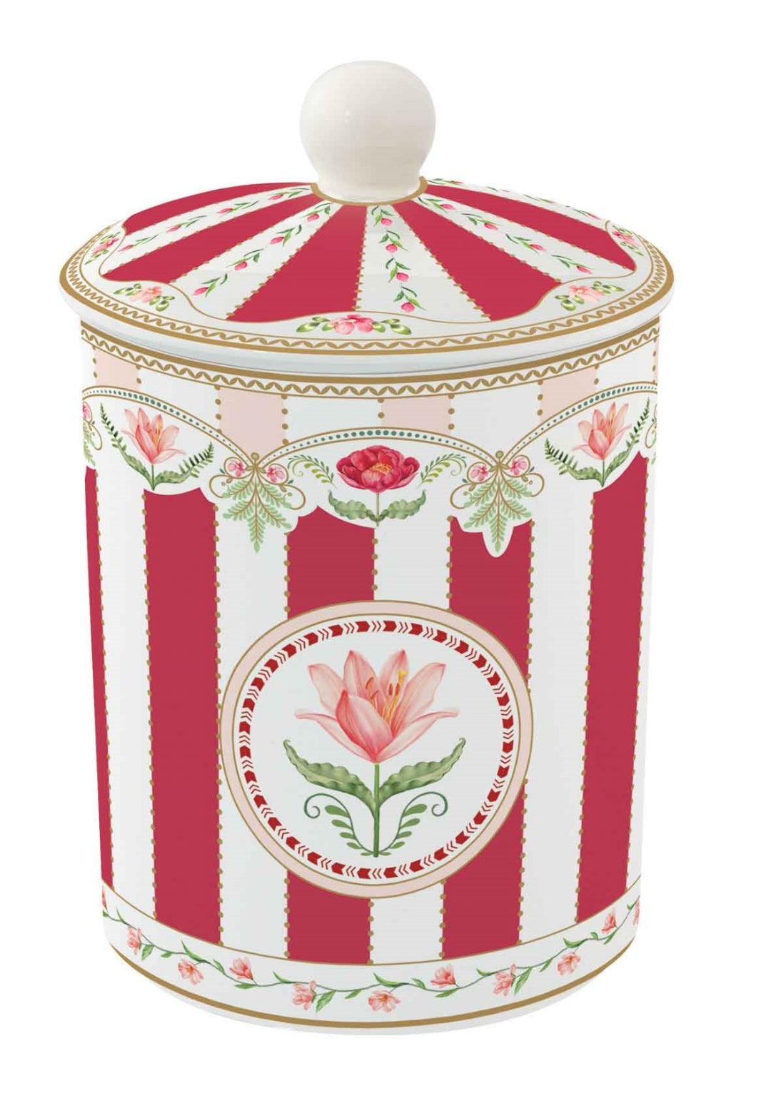 Boîte en porcelaine "Fabuleuse Mary" (rouge)
