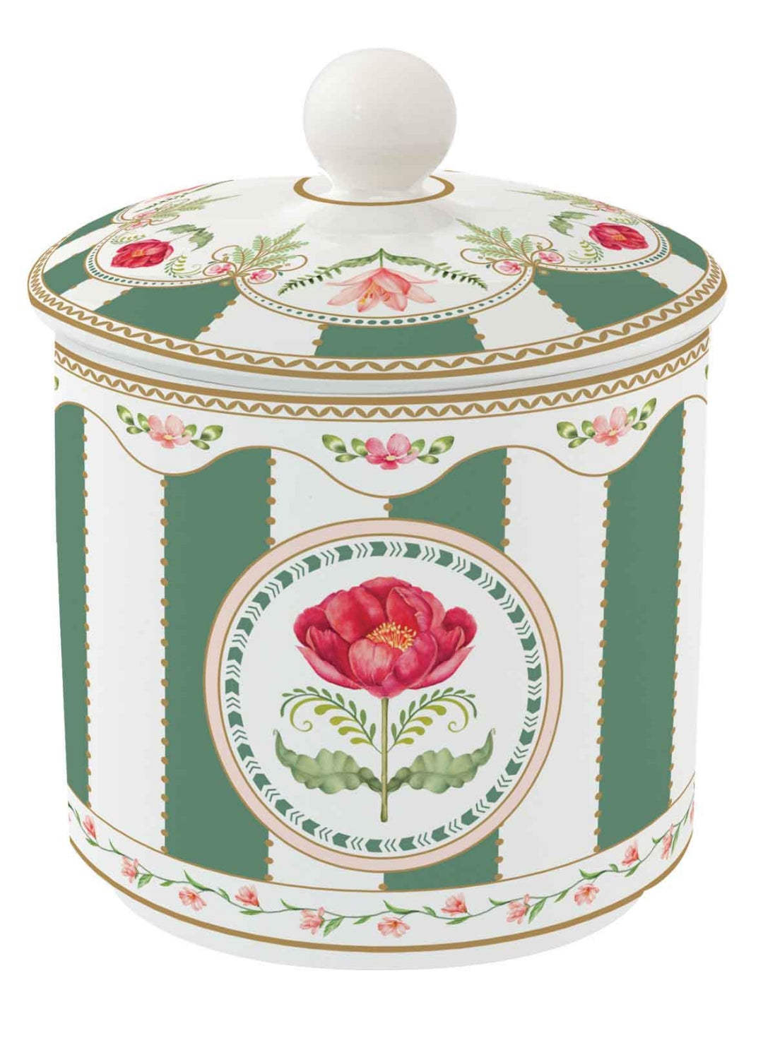 Boîte en porcelaine "Fabuleuse Mary" (verte)