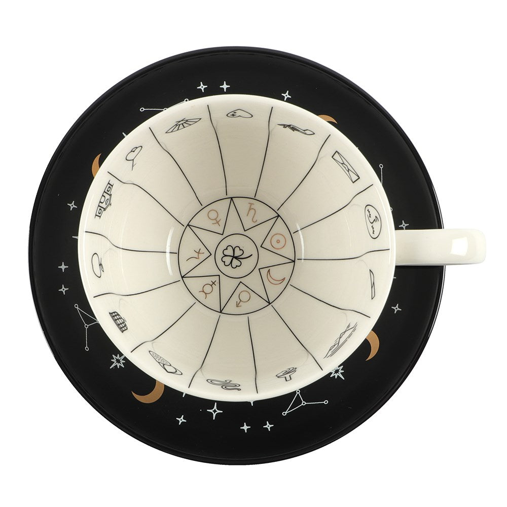 Coffret 1 tasse + soucoupe en céramique "Divination"