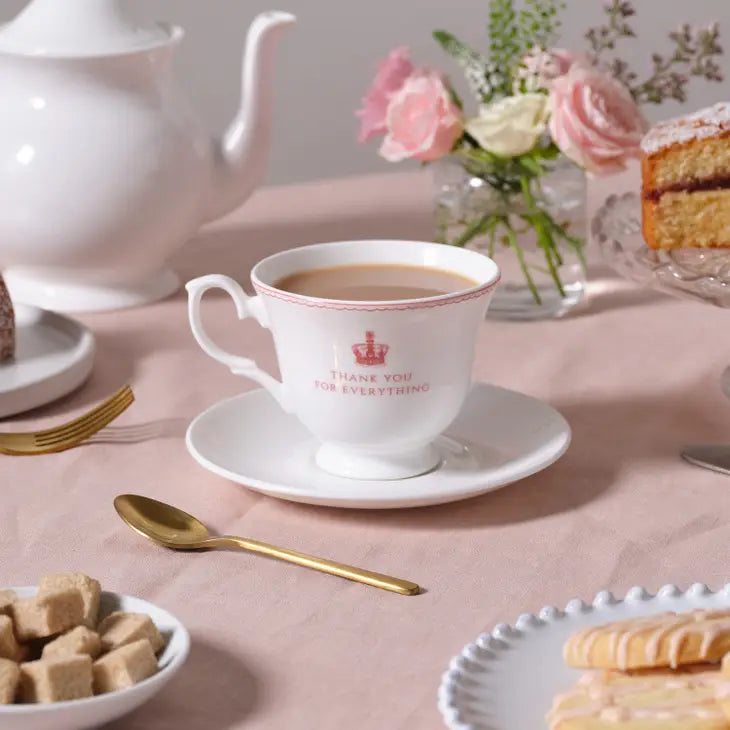 Tasse et soucoupe - Commémoration Elisabeth II