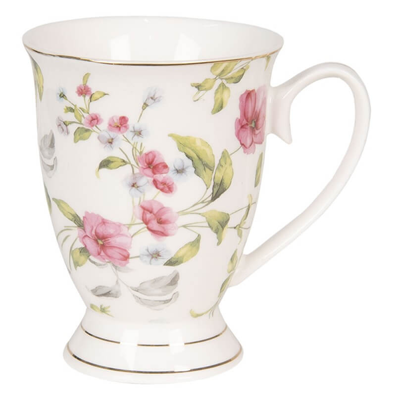 Mug en porcelaine (300 ml) - Douceur de fleurs