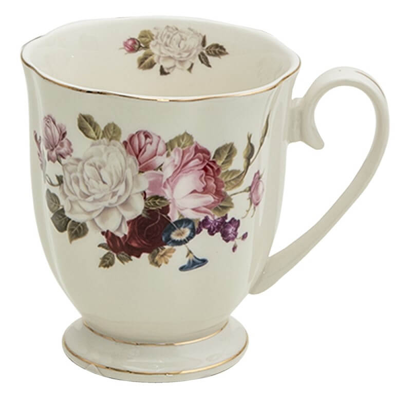 Mug en porcelaine (290 ml) - Bouquet de roses