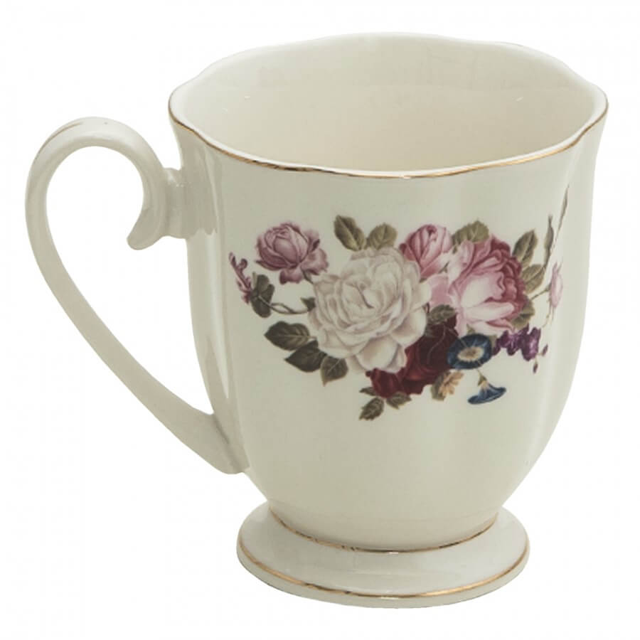 Mug en porcelaine (290 ml) - Bouquet de roses