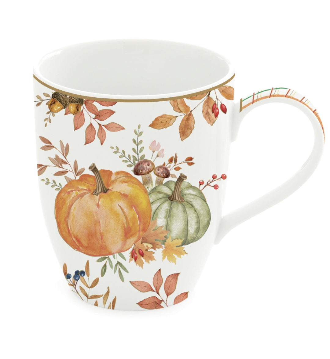 Box of 1 porcelain mug 350 ml &quot;Autumn Harvest&quot;