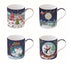 Mug solo sans coffret "Village de Noël" (Bleu foncé) - Le Jardin de Mademoiselle