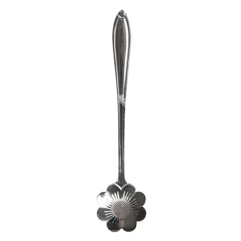 &quot;Tea Flower&quot; metal spoon