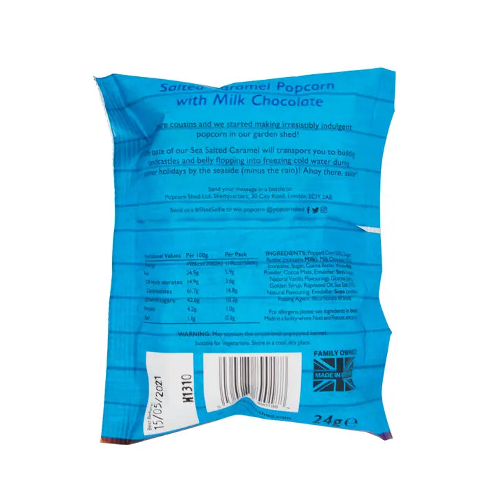 En-cas gourmand de pop-corn au caramel salé (24g)