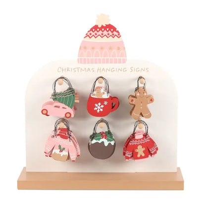 Mini-panneaux décoratifs de Noël en bois