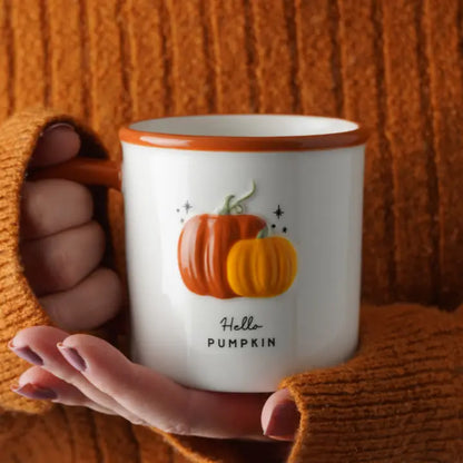 Mug 228 ml en grès &quot;Hello Pumpkin&quot;