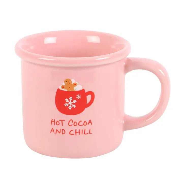 Mug rose 480 ml &quot;Hot Cocoa &amp; chill&quot;