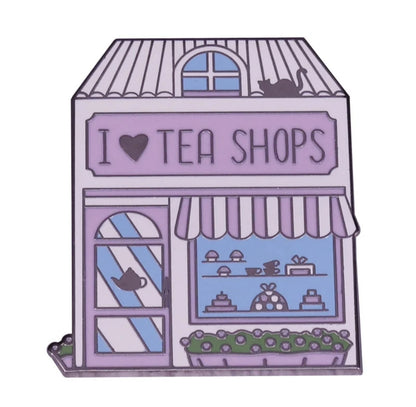 Pin’s &quot;I love Tea shops&quot;