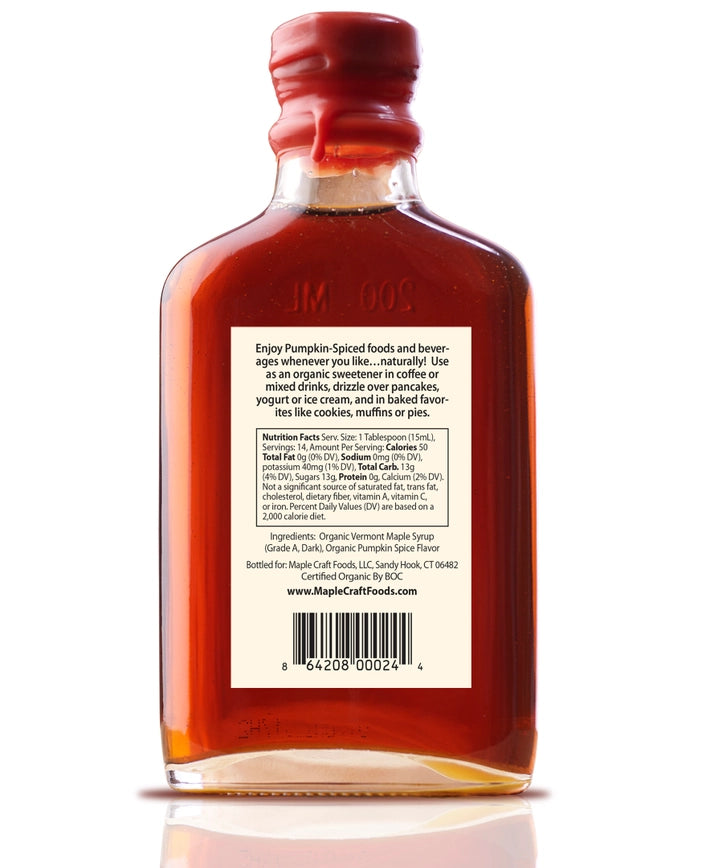 Pumpkin Maple Syrup - 200 ml