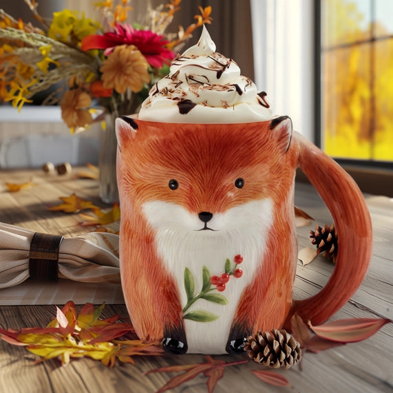 Mug 3D en faïence &quot;Petits animaux des Bois&quot;