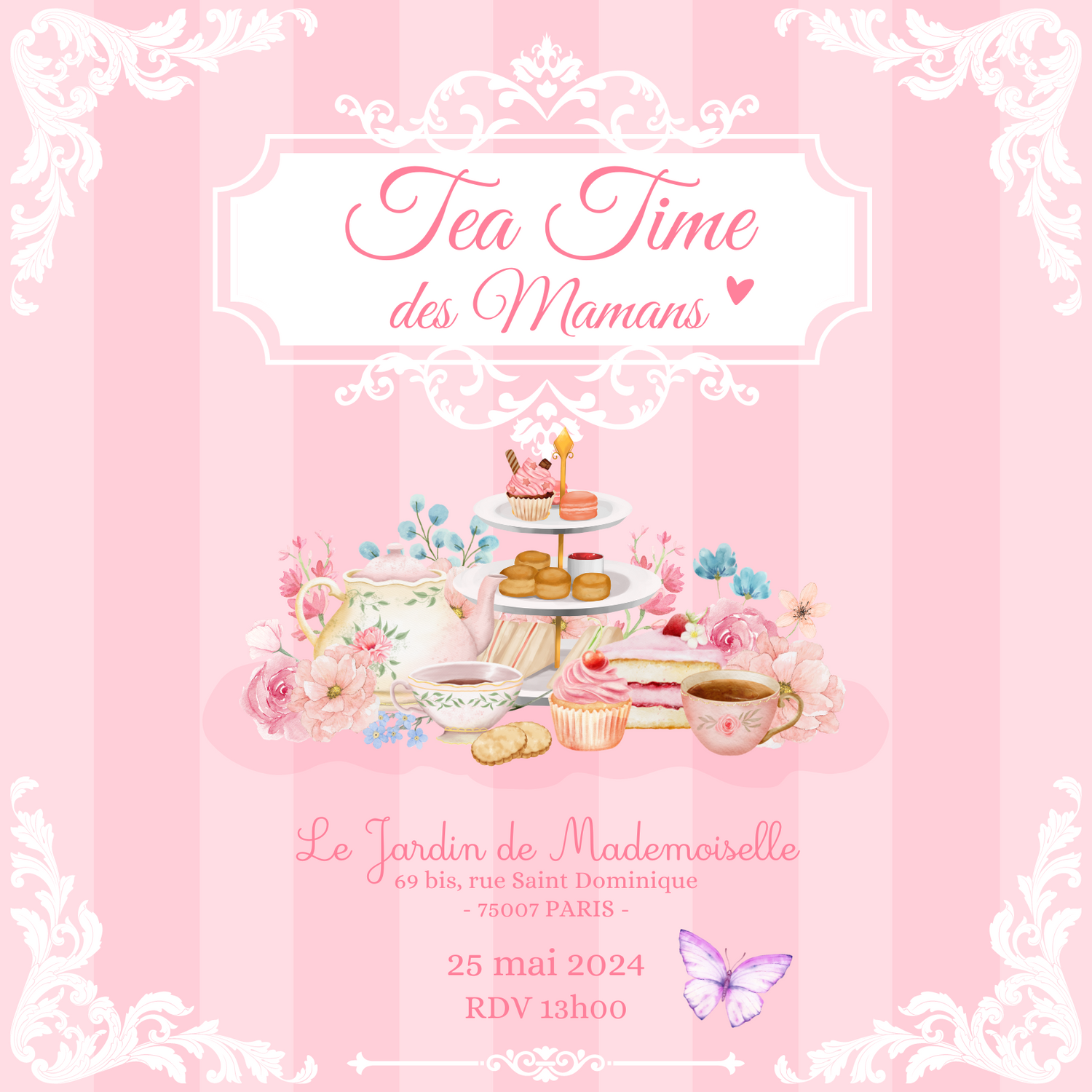 Tea Time des Mamans (Samedi 25 mai 2024)