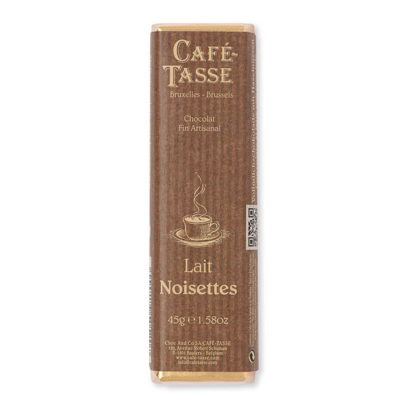 Barre de chocolat au Lait Noisettes (45g)