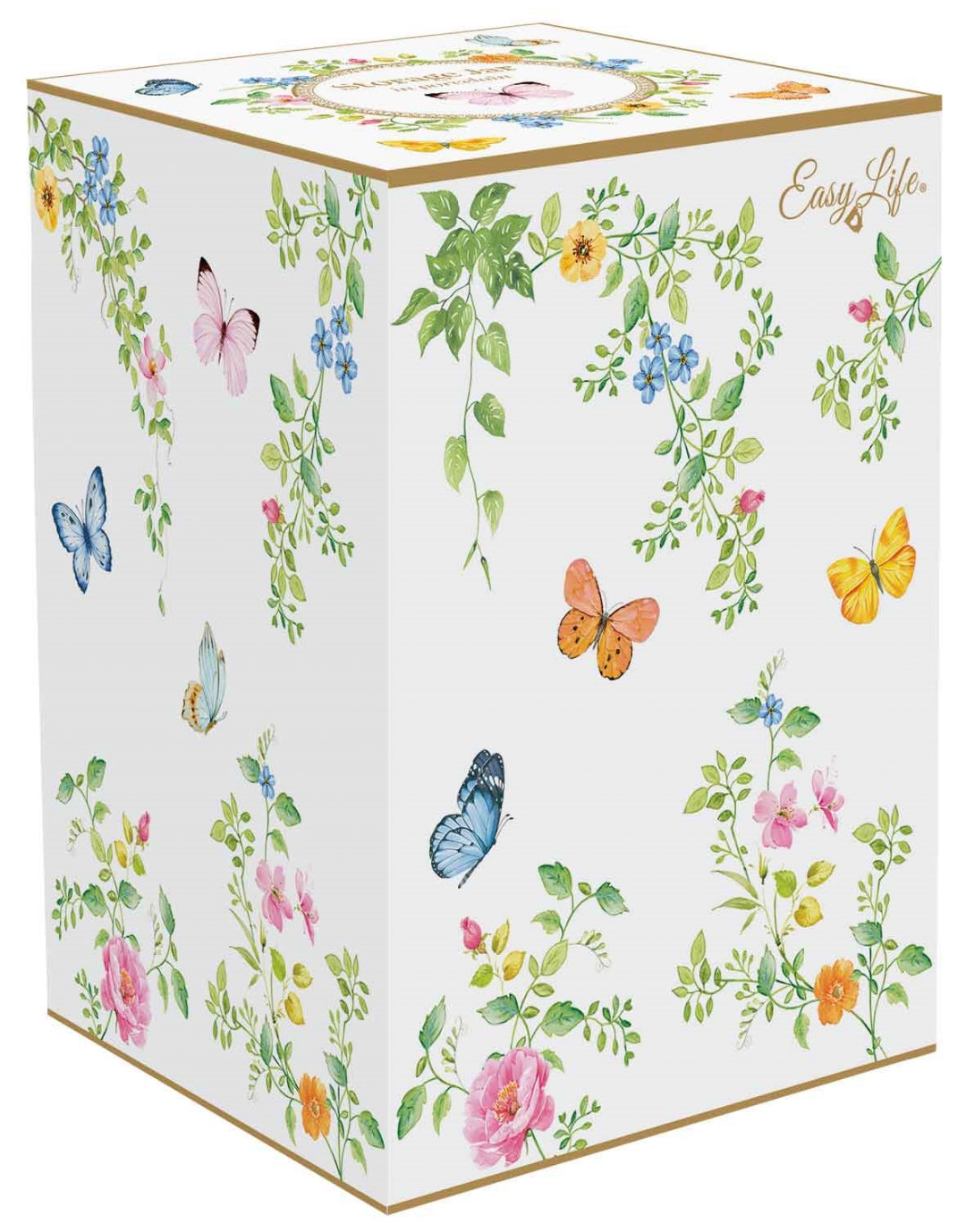 Boîte à biscuits en porcelaine &quot;Danse des Papillons&quot;