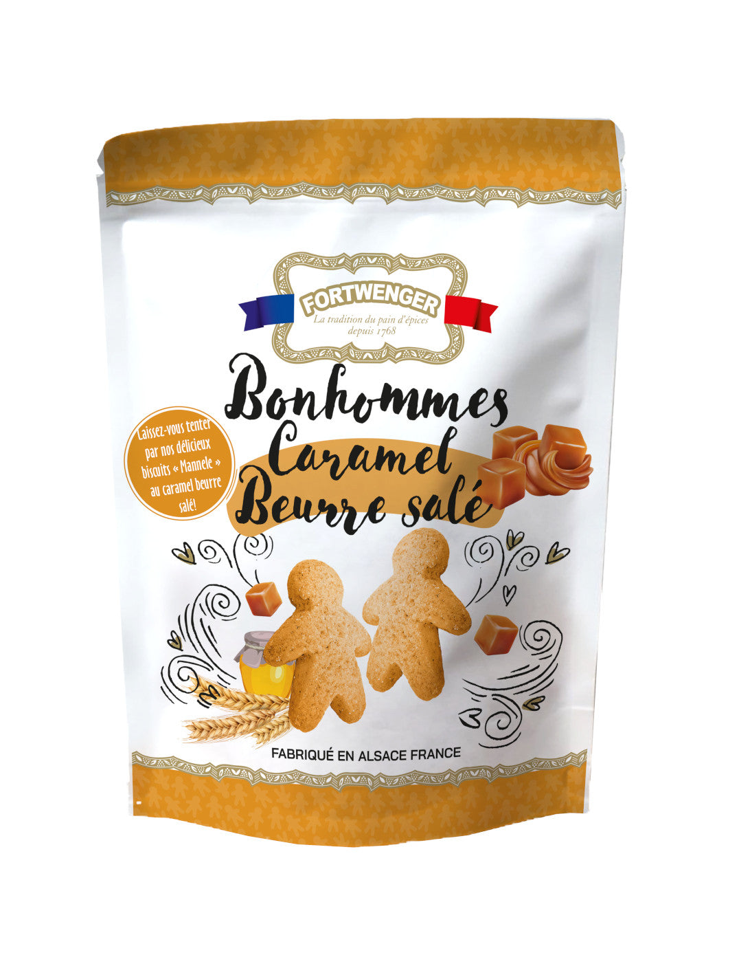 Bonhommes saveur caramel beurre salé (150g)