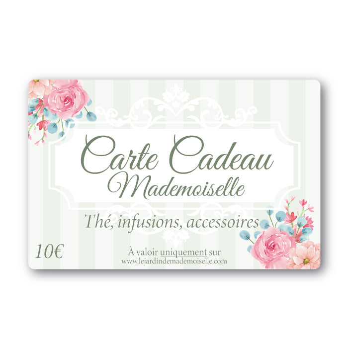 Carte Cadeau - Le Jardin de Mademoiselle