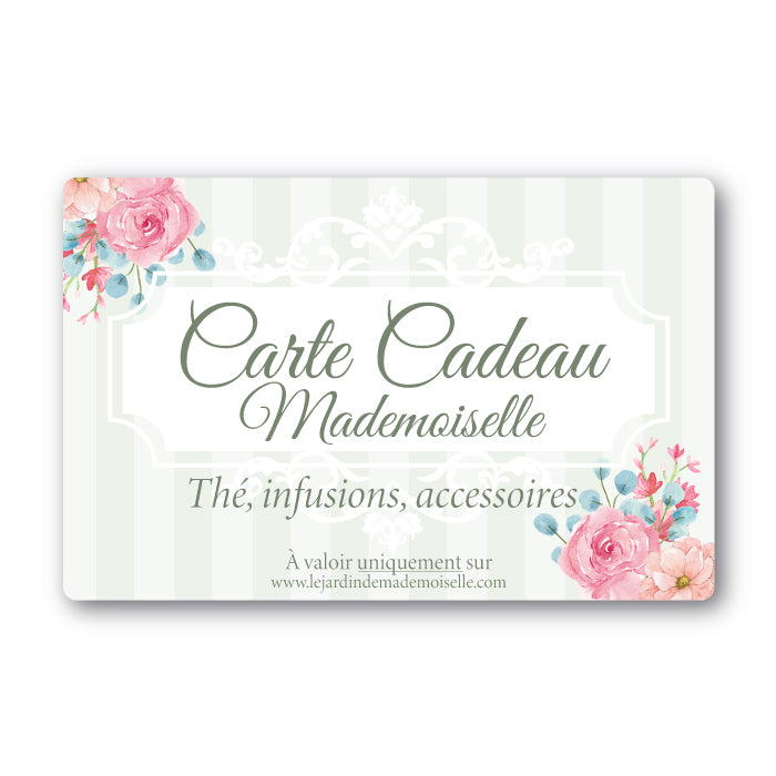 Carte Cadeau - Le Jardin de Mademoiselle