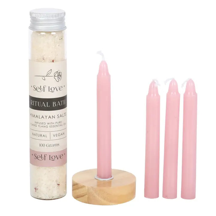 Kit de bain rituel aux herbes - Amour de soi (&quot;Self Love Herbal Ritual&quot;)