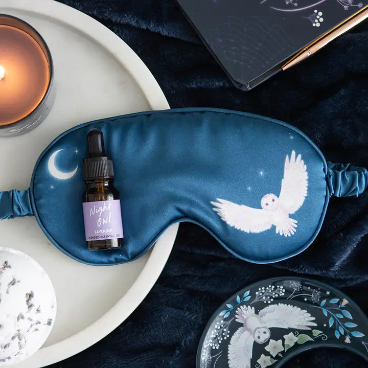 Masque de sommeil et huile essentielle de lavande &quot;Night Owl&quot;