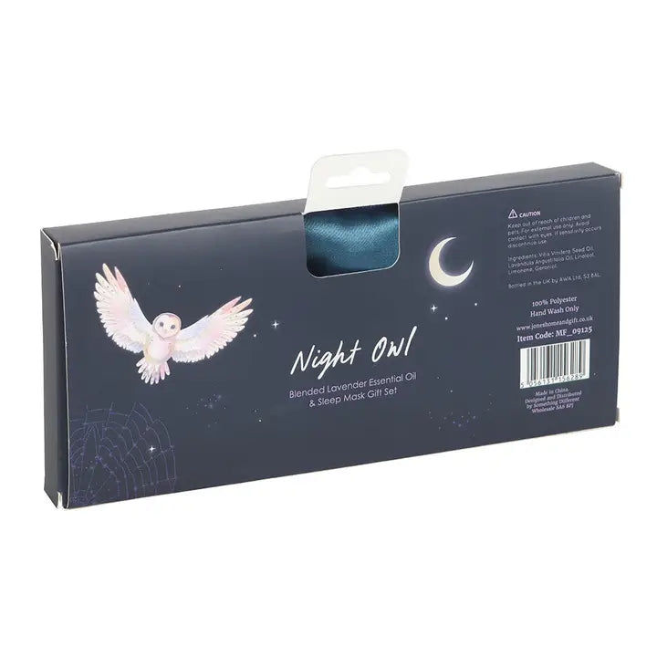 Masque de sommeil et huile essentielle de lavande &quot;Night Owl&quot;