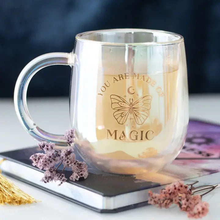 Mug irisé 300 ml à double-paroi &quot;Vous êtes fait de magie&quot;