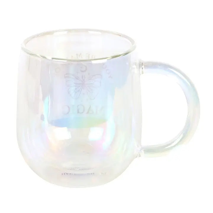 Mug irisé 300 ml à double-paroi &quot;Vous êtes fait de magie&quot;