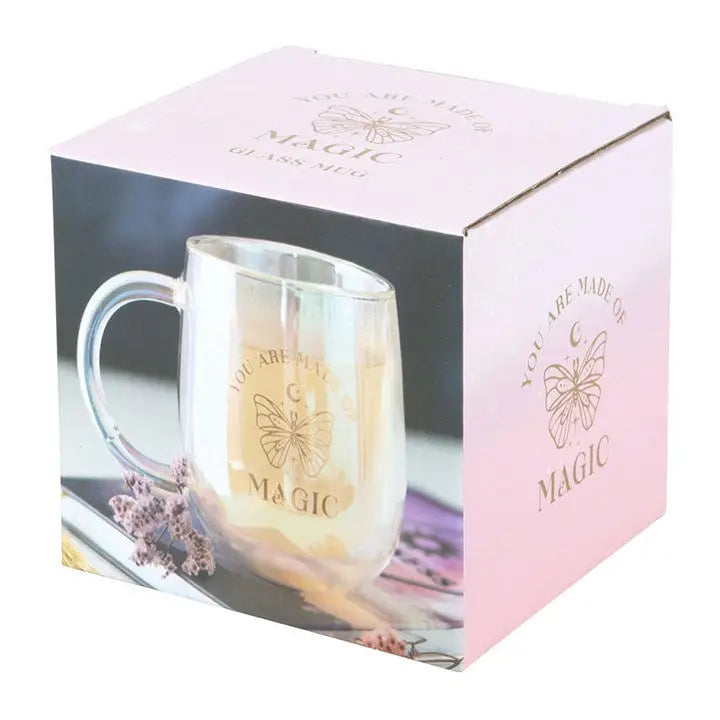 Mug irisé 300 ml à double-paroi &quot;Vous êtes fait de magie&quot;