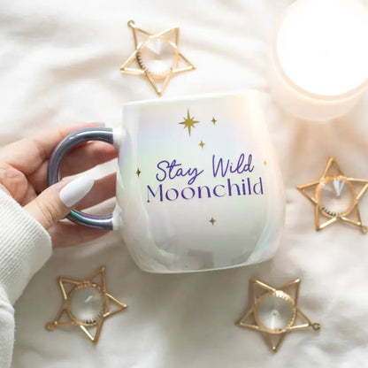 Mug irisé 500 ml &quot;Stay Wild Moon Child&quot;