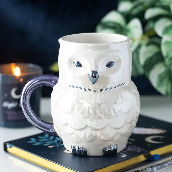 Mug 3D irisé 320 ml &quot;Hibou, veilleur nocturne&quot;