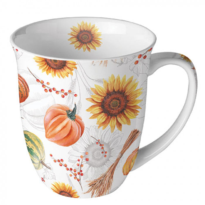 Mug Pumpkins &amp; sunflowers 400 ml