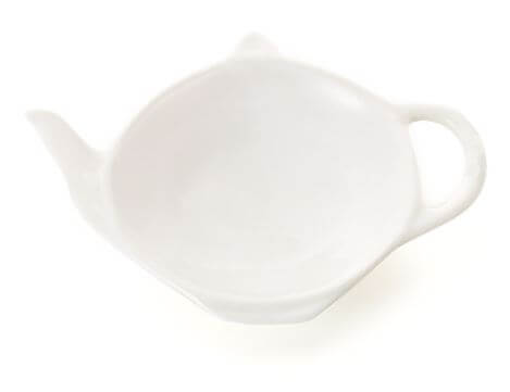 Soporte para filtro de té de porcelana &quot;Tetera&quot;