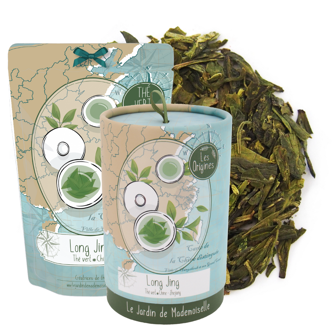 Long jing puit du dragon thé vert chine