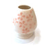 Repose fouet à matcha en porcelaine blanc avec motifs fleurs de sakura rose